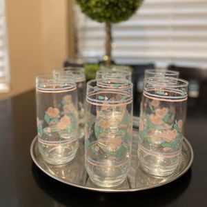 Vintage painted glasses